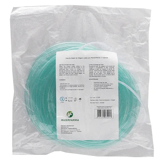 Canula Nasal 7 Mts Adulto Inverfarma