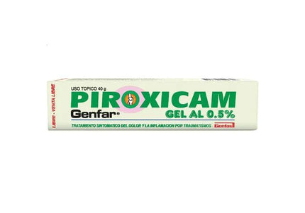 Piroxicam Gel 0.5% 40 Gr Gf