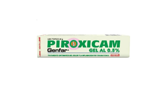 Piroxicam Gel 0.5% 40 Gr Gf