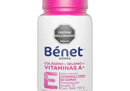 Gomas Benet Colageno+Selenio+Vitamina A 60 Unds
