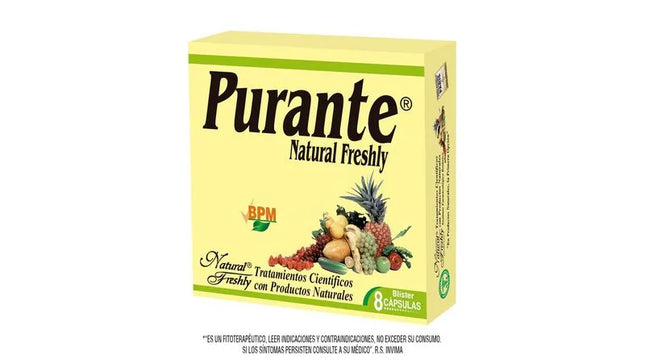 Purante Natural 8 Capsulas Freshly