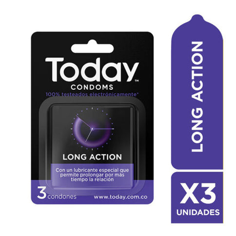 Preservativo Today Long Action 3 Und
