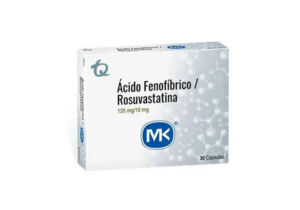 Acido Fenofíbrico 135Mg Rosuvast 10Mg 30 Cap Mk