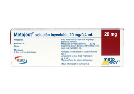 Metoject 20Mg Solucion Inyectable 1 Jeringa
