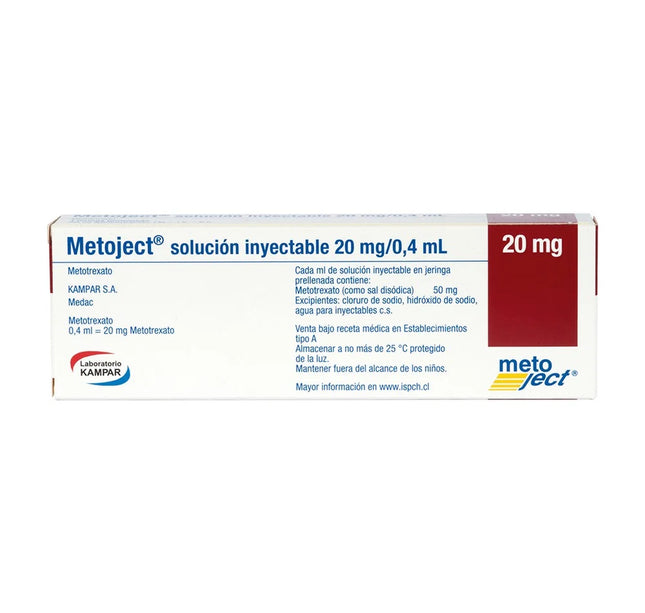 Metoject 20Mg Solucion Inyectable 1 Jeringa