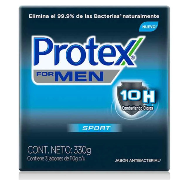 3 Jabones Protex Men Sport 110 Gr