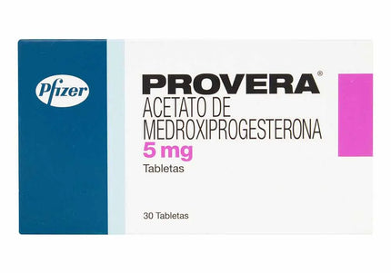 Provera 5 Mg 30 Tabletas