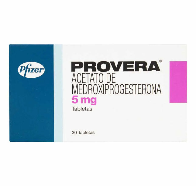 Provera 5 Mg 30 Tabletas