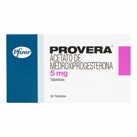 Provera 5 Mg 30 Tabletas