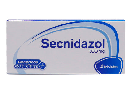 Secnidazol 500 Mg 4 Tabletas Coa