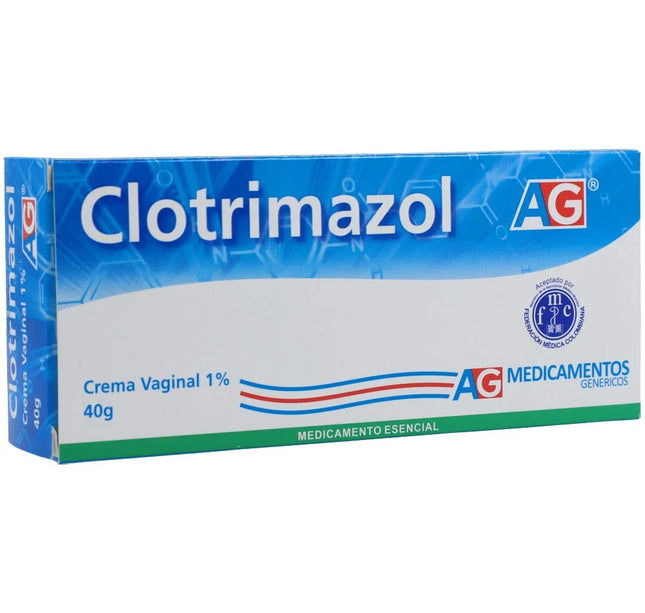 Clotrimazol 1% Crema Vaginal 40 Gr Ag
