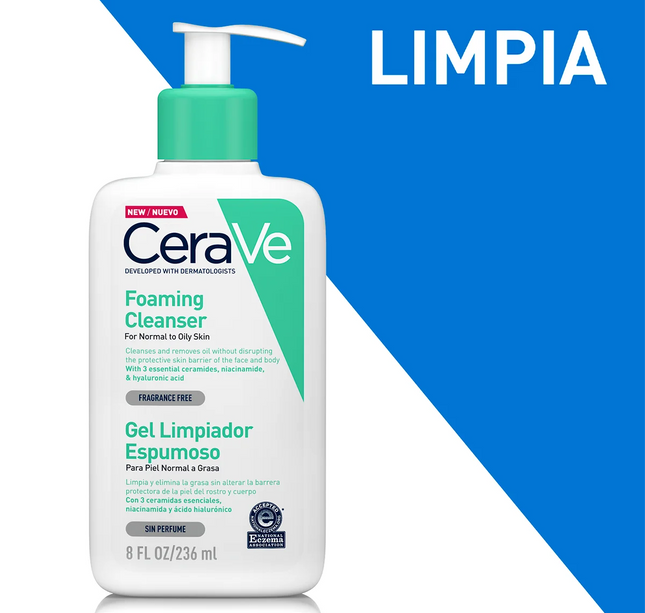 Cerave Gel Limpiador Esp. 236Ml