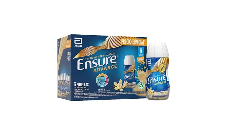 6 Ensure Advance Rpb Vainilla 220 Ml