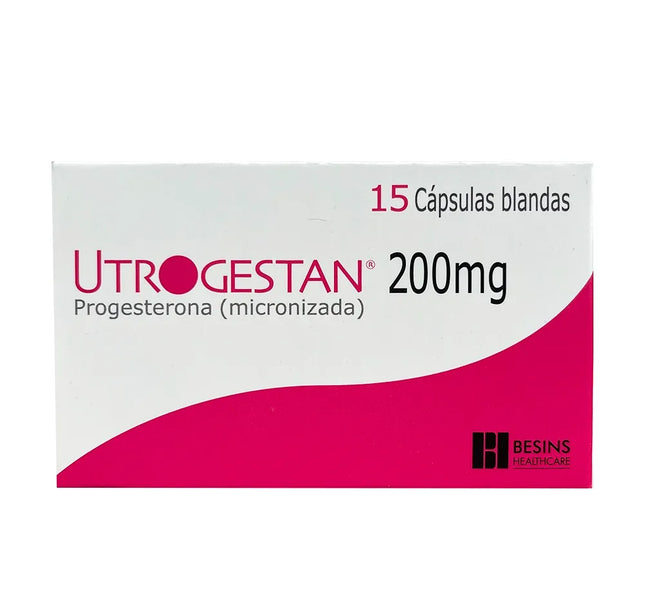 Utrogestan 200 Mg 15 Capsulas