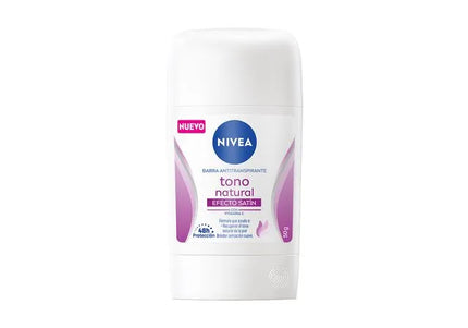 Desodorante Nivea Barra Tono Natural  Efecto Satin 50 Gr