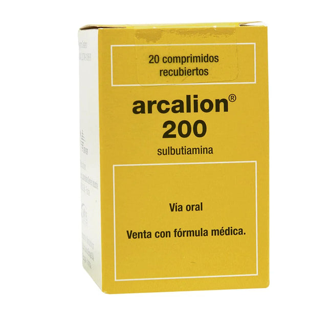 Arcalion 200 Mg 20 Tabletas