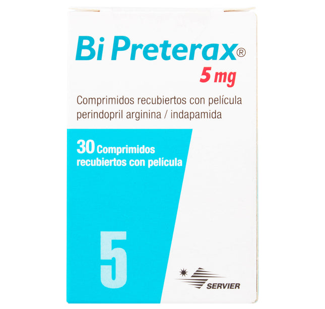 Bi Preterax 5 Mg 30 Comprimidos