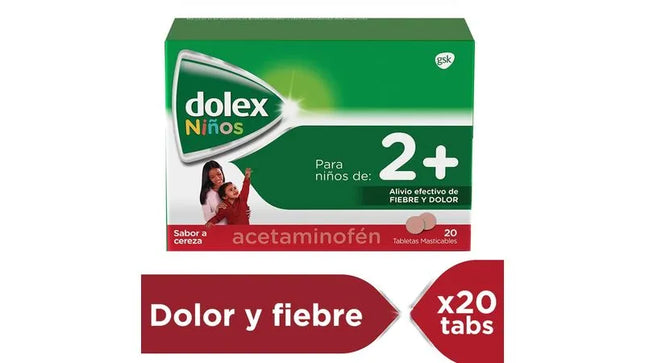 Dolex Pediatrico 20 Tabletas Masticable