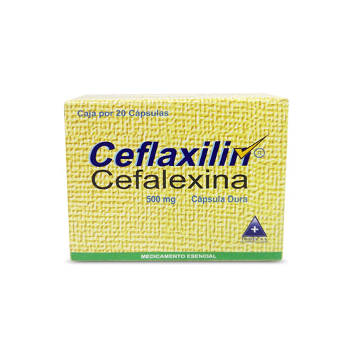 Ceflaxilin Cefalexina 500Mg 20Cap Tridex