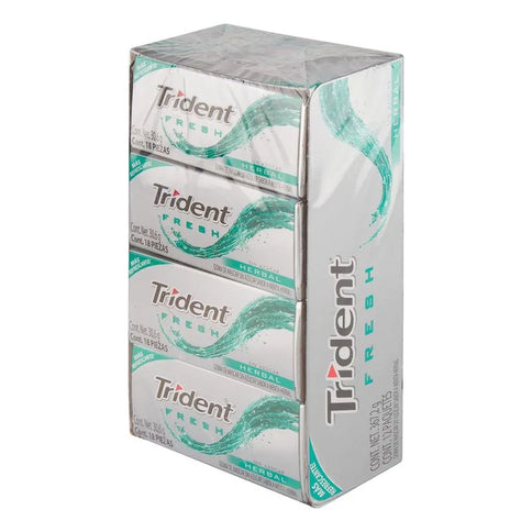 Chicle Trident Evup Fresh Herbal 12 Unidades