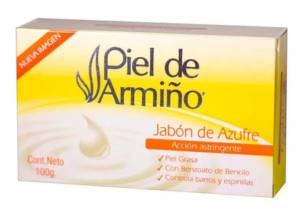 Jabon De Azufre Piel De Armino 100 Gr