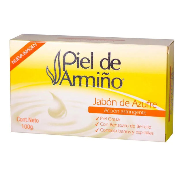 Jabon De Azufre Piel De Armino 100 Gr