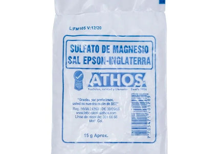 Sulfato De Magnesio 15 Gr 30 Sobres Athos