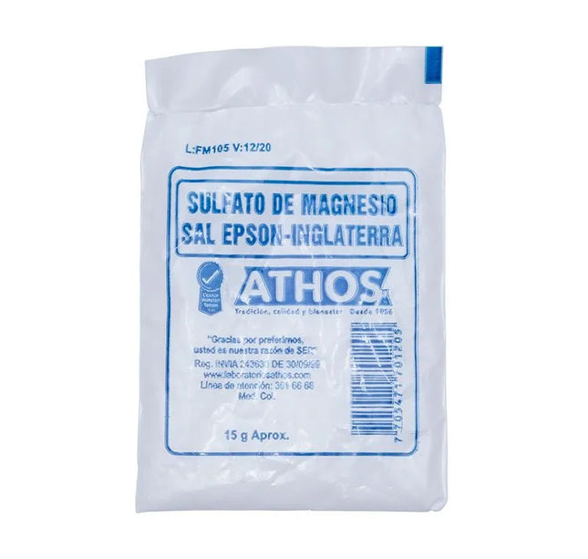 Sulfato De Magnesio 15 Gr 30 Sobres Athos