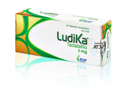 Ludika Tadalafilo 5 Mg 30 Tabletas Ecar
