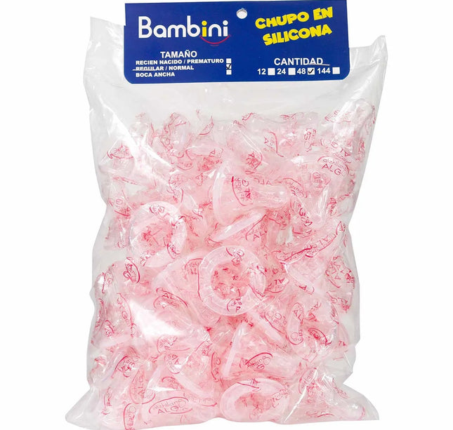 Chupo Silicona Bambini Bolsa 48 Unidades
