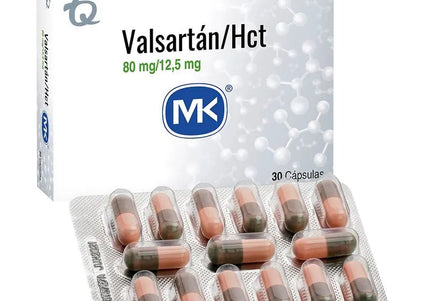Valsartan 80 Mg Hidroc 12 5 Mg 30 Tbs Mk