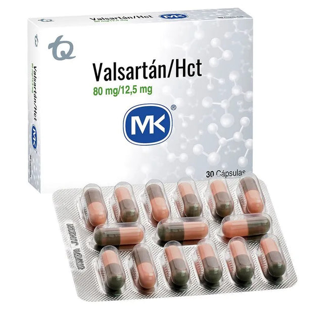 Valsartan 80 Mg Hidroc 12 5 Mg 30 Tbs Mk