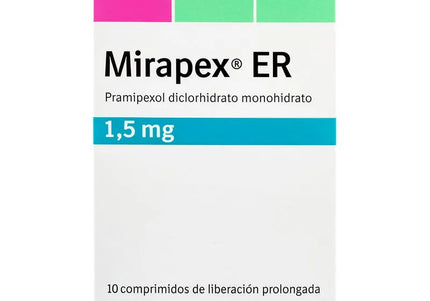 Mirapex Er 1.5 Mg 10 Tabletas