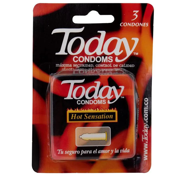 Preservativo Today Hot Sensation 3 Uds