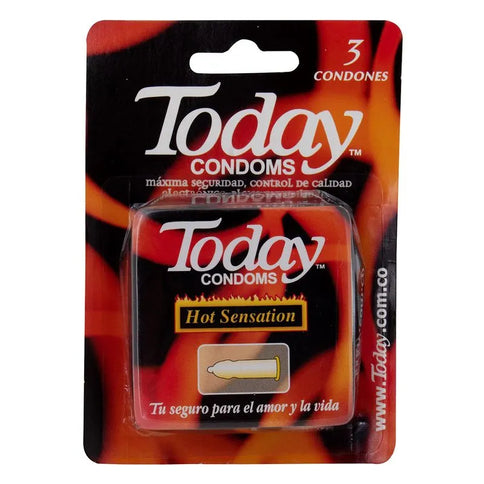Preservativo Today Hot Sensation 3 Uds