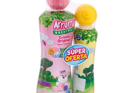 Colonia Arrurru Natural Rosado 400Ml+Crema 220Ml