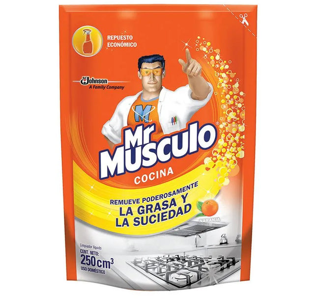 Mr Musculo Cocina Naranja 250 Ml Doypack