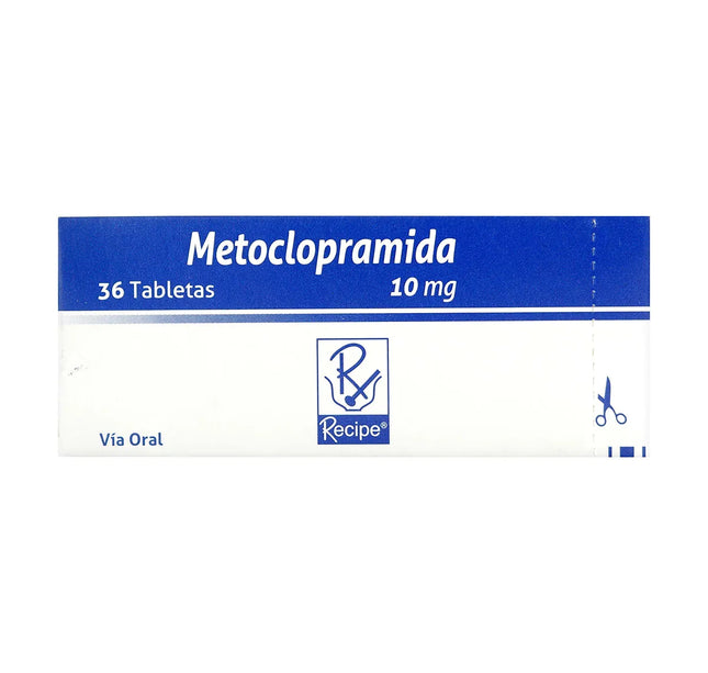 Metoclopramida 10 Mg 36 Tabletas Rc