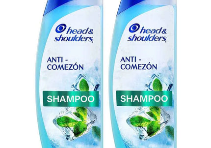 2 Shampoo Head Shoulders Anti-Comezón 375Ml Pack Ahorro.