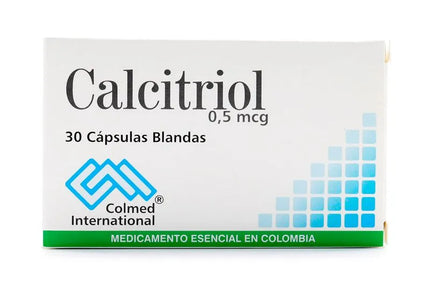 Calcitriol 0.50 Mcg 30 Capsulas
