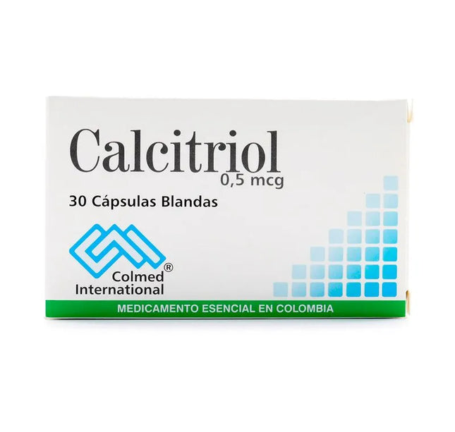 Calcitriol 0.50 Mcg 30 Capsulas