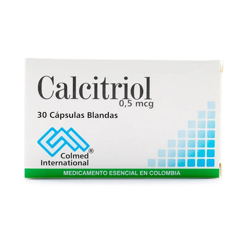Calcitriol 0.50 Mcg 30 Capsulas