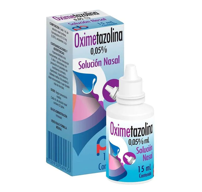 Oximetazolina Hcl Solución Nasal Adulto 0.05% 15Ml