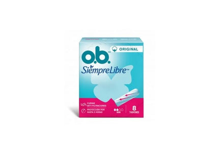 Tampon Ob Original Siempre Libre Mini 8 Unidades