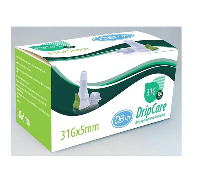 Aguja Para Plumas Insulina 31Gx5Mm Caja 100 Und