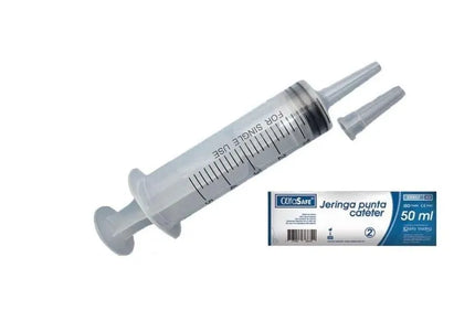 Jeringa Punta Cateter 60 Ml Alfa Safe