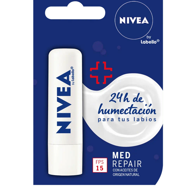 Protector Labial Nivea Lip Care Med Fps 15