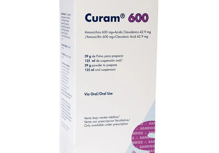 Curam 600 Mg Suspension 125 Ml