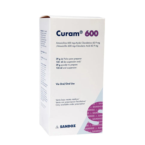 Curam 600 Mg Suspension 125 Ml