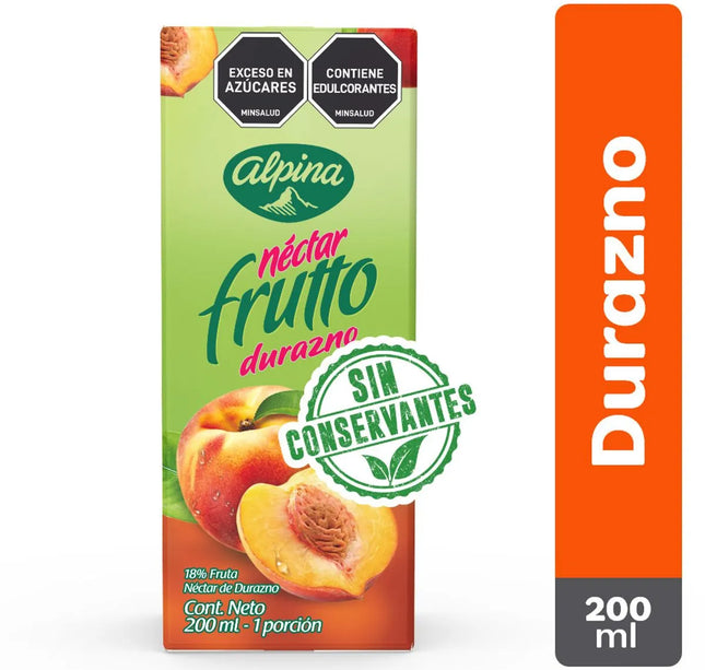 Nectar Alpina Frutto Durazno 200Ml